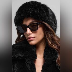 Alo Opulent Faux Fur Wintersun Headband